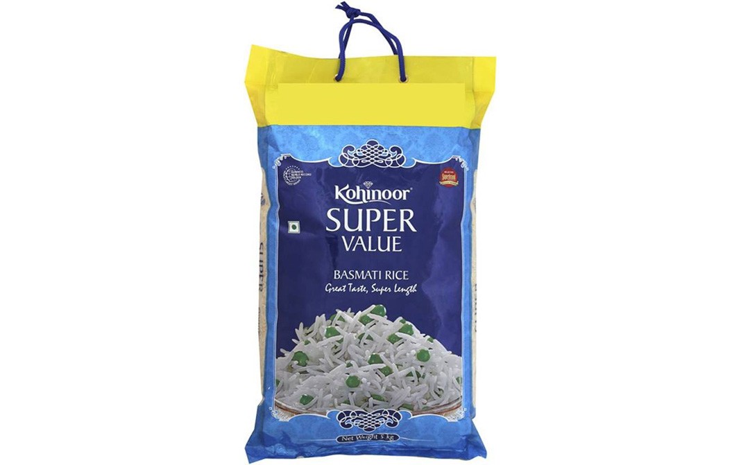 Kohinoor Super Value Basmati Rice   Pack  5 kilogram